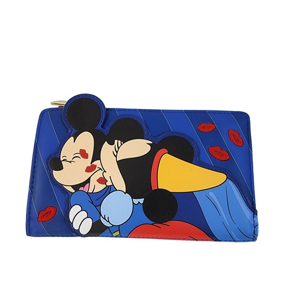 Loungefly Disney Brave Little Tailor Mickey and Minnie Bifold Wallet - Picture 1 of 8